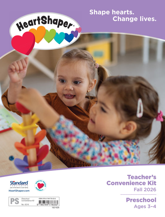 HeartShaper Preschool (3-4yrs) Teacher's Convenience Kit
