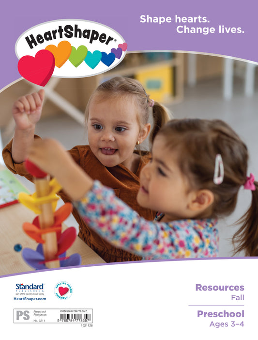 HeartShaper Preschool (3-4yrs) Classroom Resources