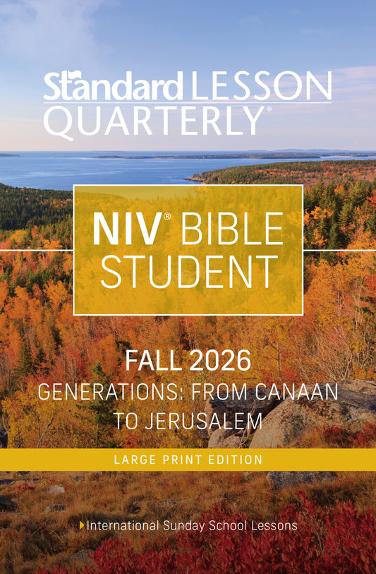 Standard Lesson Quarterly NIV Bible Student Large Print
