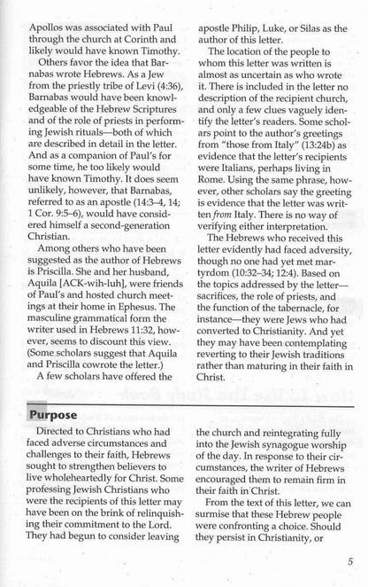 Adult Bible In Life Teacher's Guide - Hebrews
