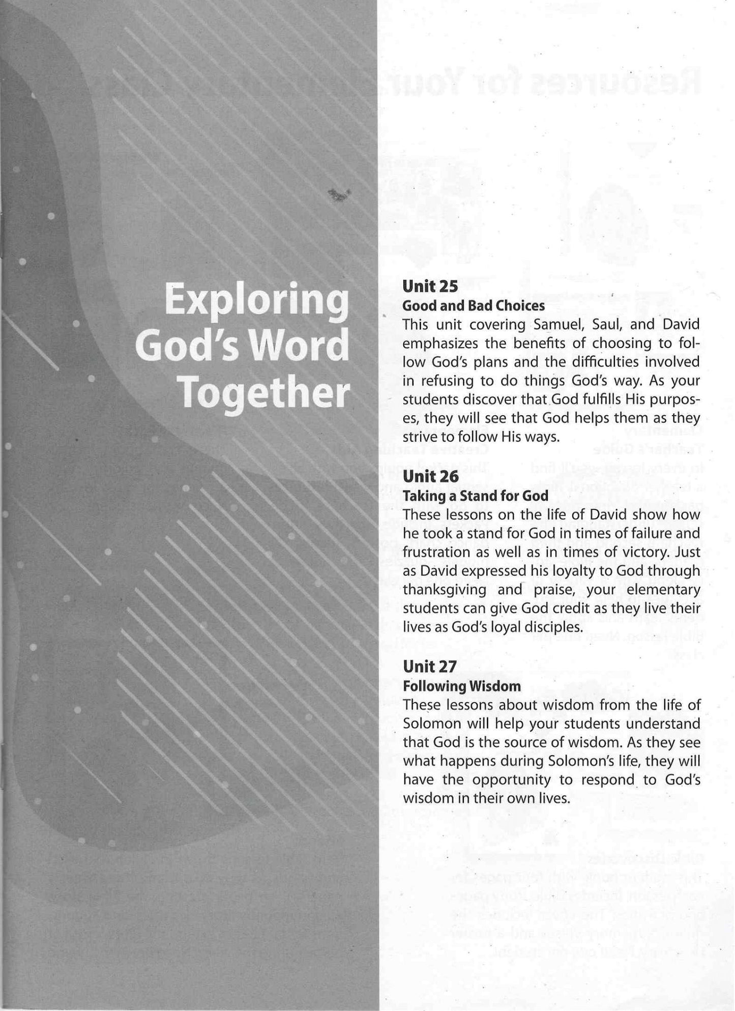 Elementary (2nd & 3rd Grade) Teacher's Guide