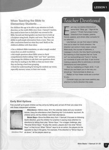 Elementary (2nd & 3rd Grade) Teacher's Guide