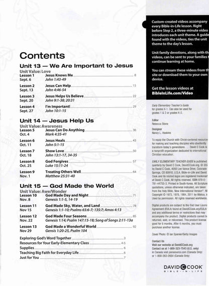 Early Elementary Teacher's Guide