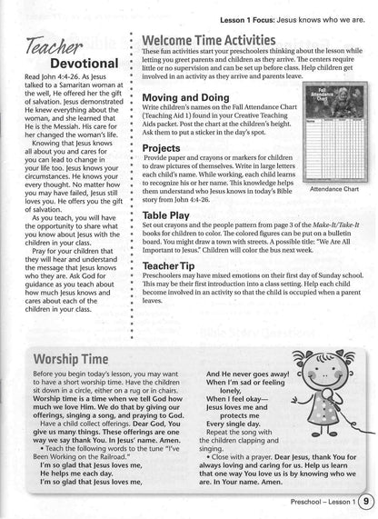 Preschool Teacher's Guide