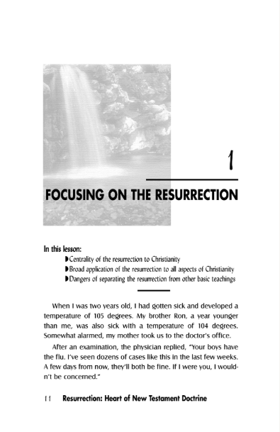 Resurrection Vol 1: Heart of New Testament Doctrine