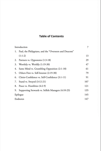 Paul's Letter To Leaders: Philippians for Elders and Deacons