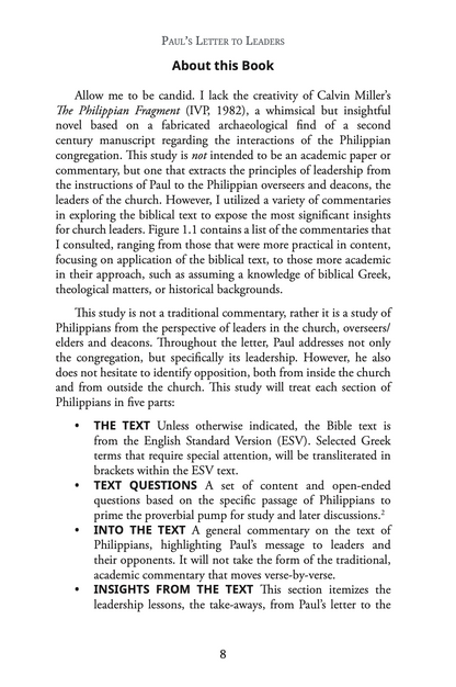 Paul's Letter To Leaders: Philippians for Elders and Deacons