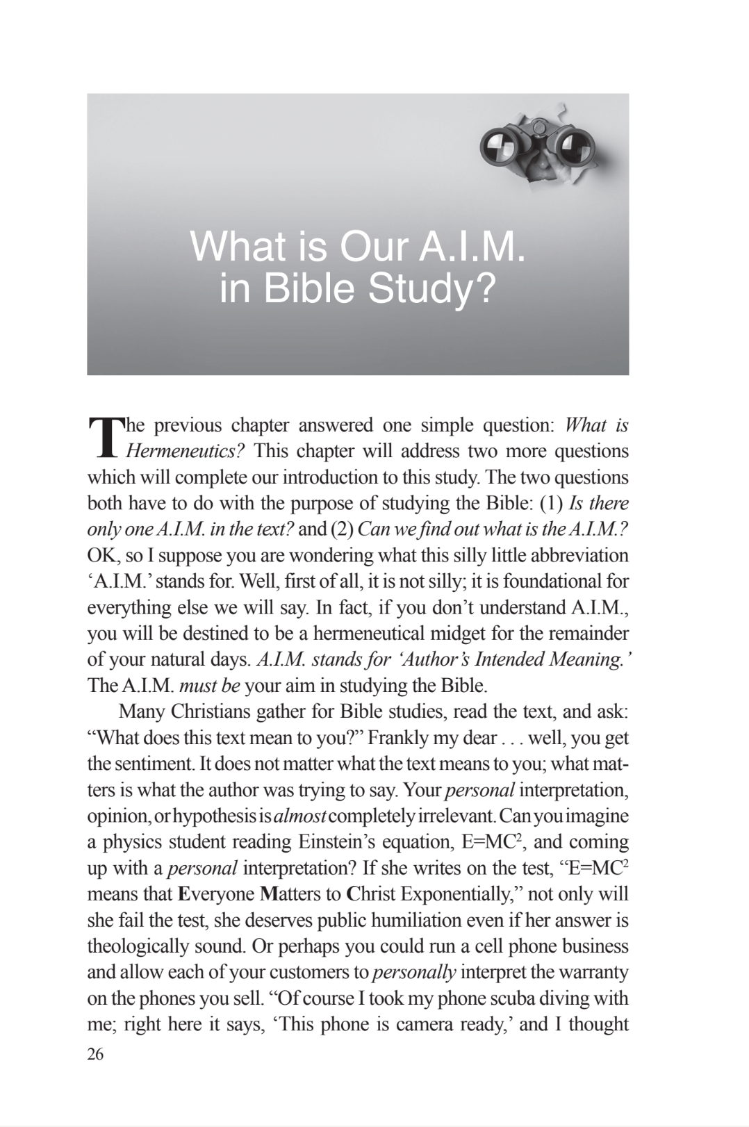 Seeing God in HD: Interpreting God’s Word in Today’s World