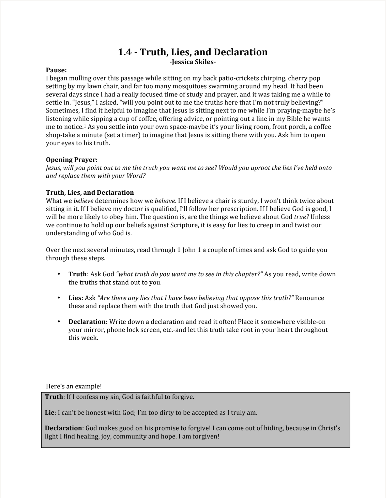 Known and Loved: Women’s Prayer Journey Through 1 John
