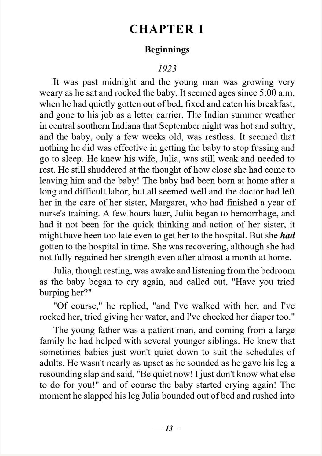 Once I was Young: A Missionary Wife's Perspective