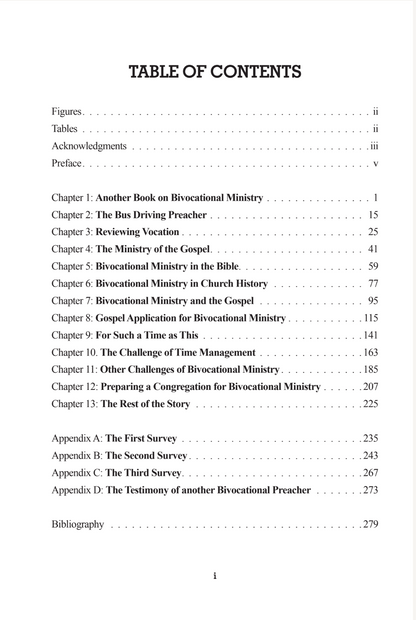 Bivocational Ministry for the Sake of the Gospel
