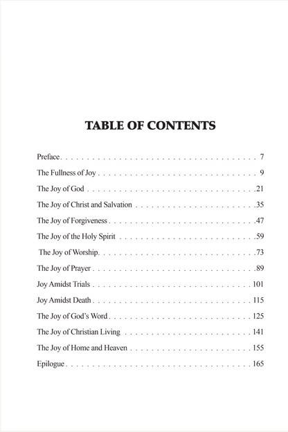 Fullness of Joy: The Many Faces of Joy in the Christian Life