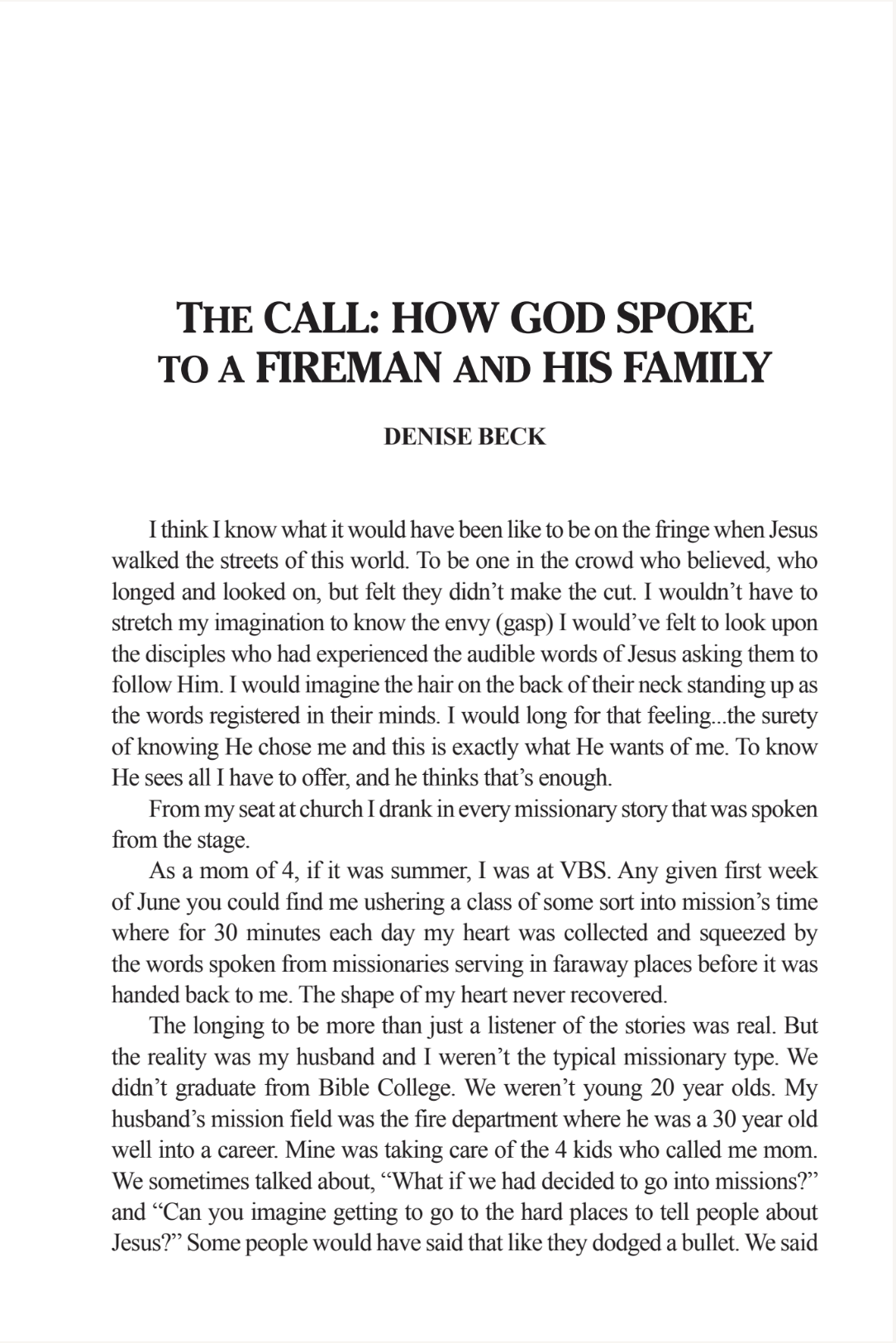 The Call