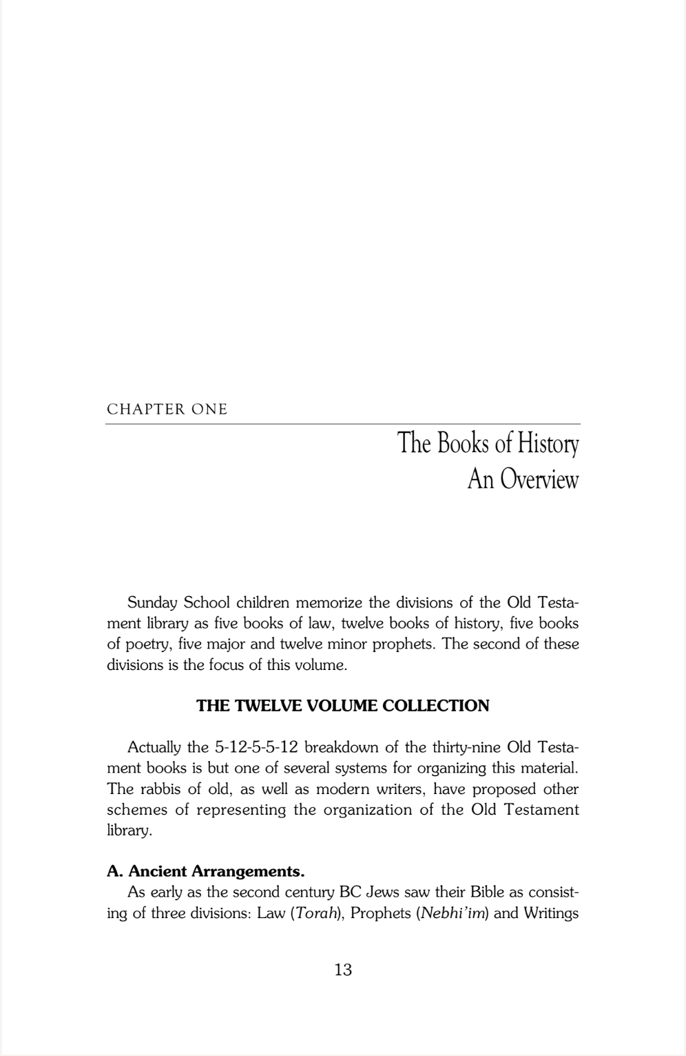 Old Testament Survey Series: The Books of History