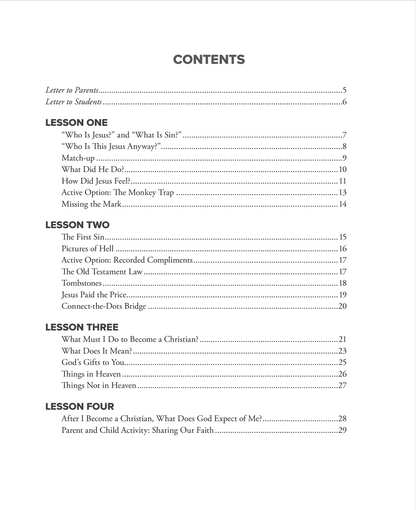 Good As New! A Child's Guide to Becoming a Christian - Student Workbook