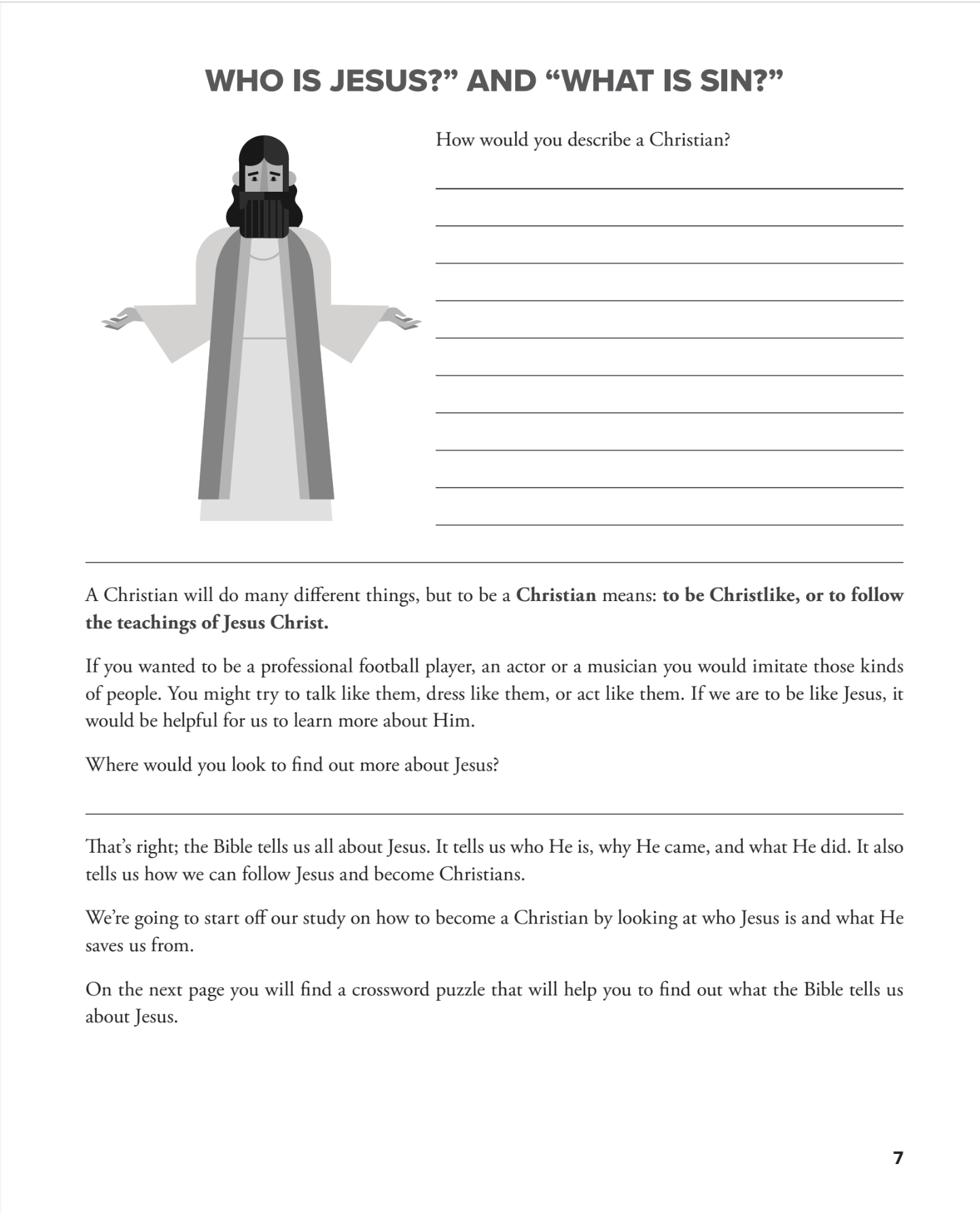 Good As New! A Child's Guide to Becoming a Christian - Student Workbook