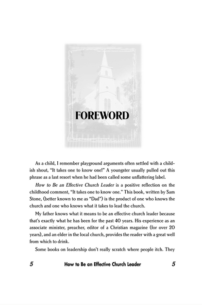 How to Be an Effective Church Leader