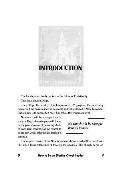 How to Be an Effective Church Leader