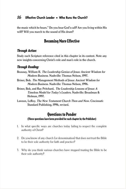 How to Be an Effective Church Leader