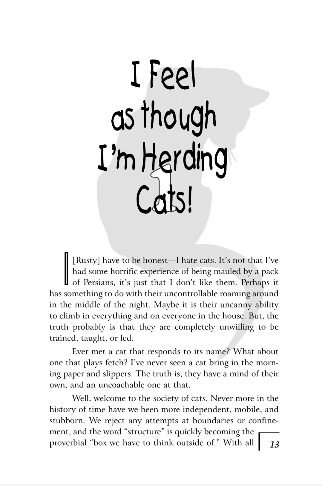 Herding Cats: Teaching and Leading in a Postmodern World