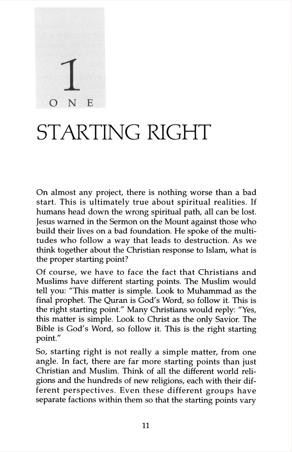 Christ and Islam: Understanding the Faith of the Muslims