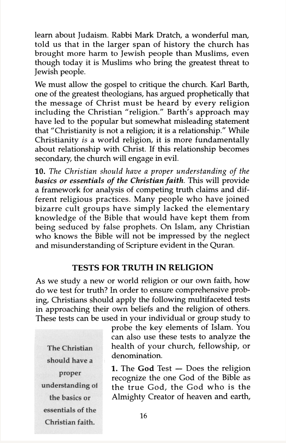 Christ and Islam: Understanding the Faith of the Muslims