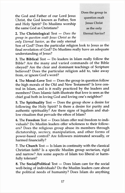 Christ and Islam: Understanding the Faith of the Muslims