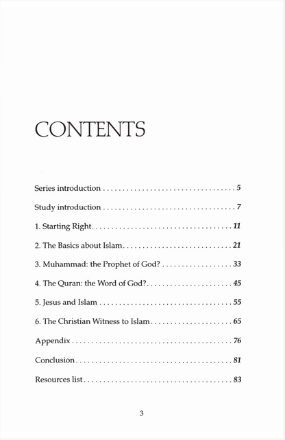 Christ and Islam: Understanding the Faith of the Muslims