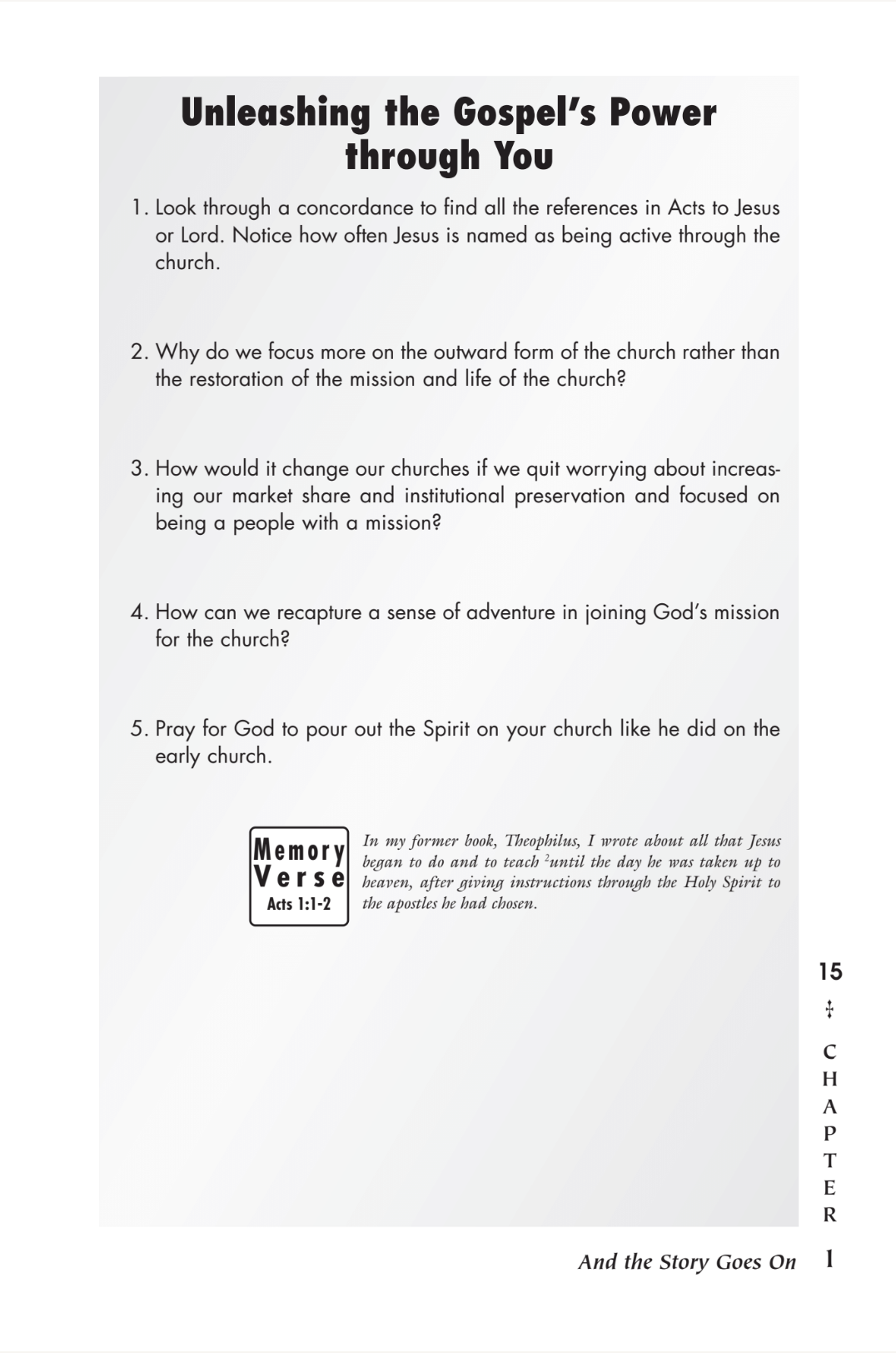 Acts 1-9: The Gospel Unleashed