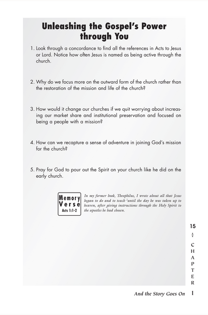 Acts 1-9: The Gospel Unleashed