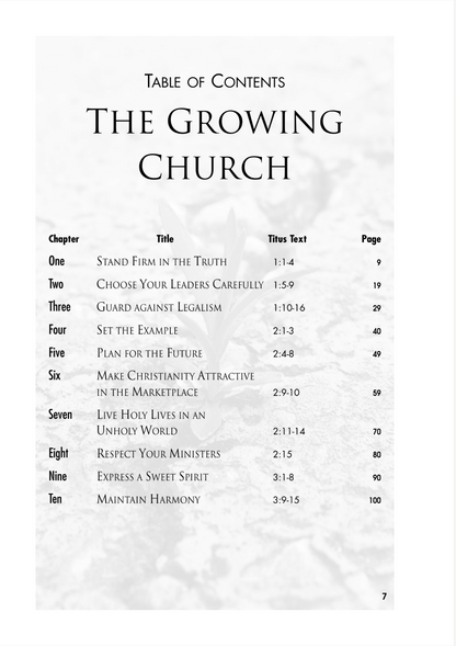 Titus: The Growing Church
