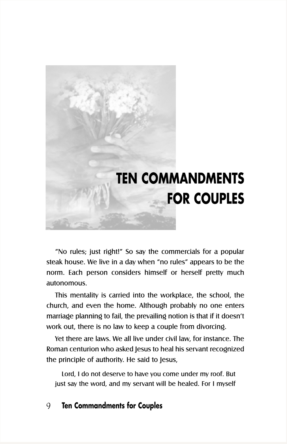 Ten Commandments For Couples
