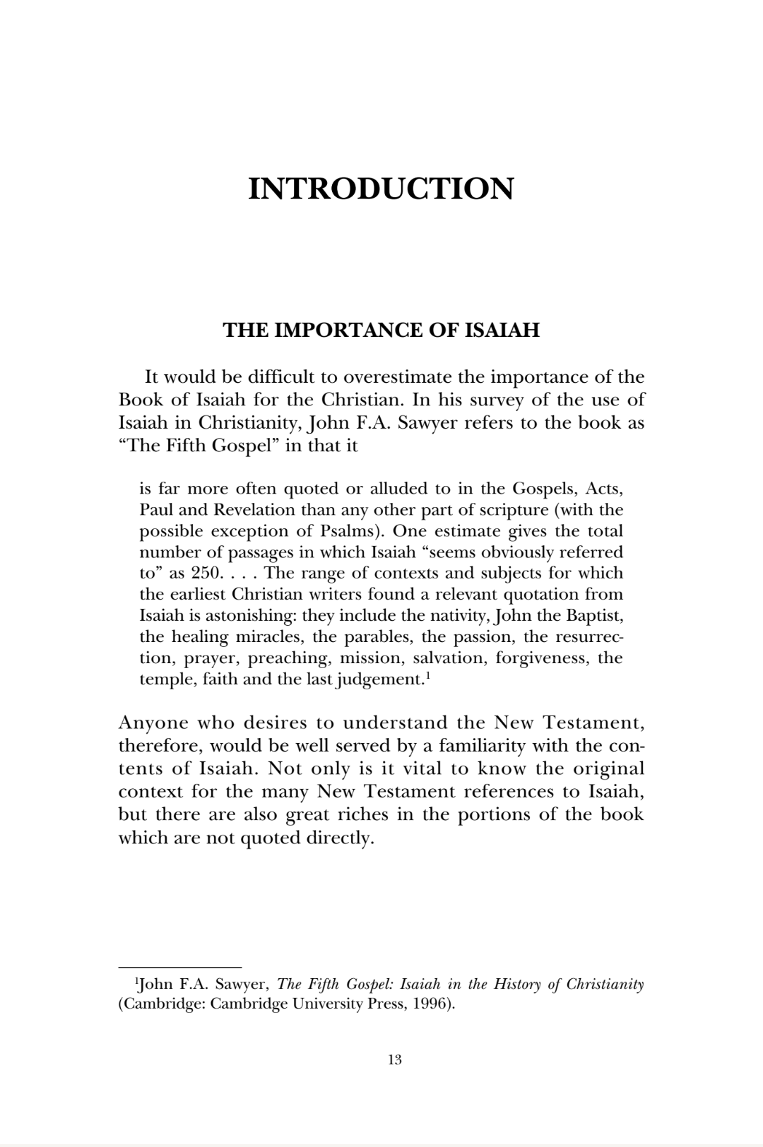 Isaiah Volume 1 - NIV
