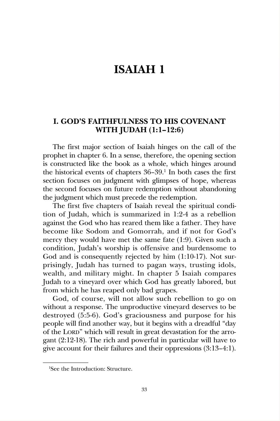 Isaiah Volume 1 - NIV