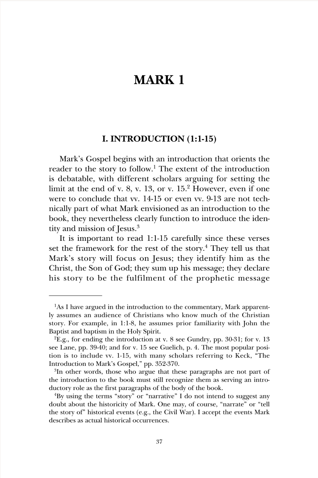 Mark - NIV