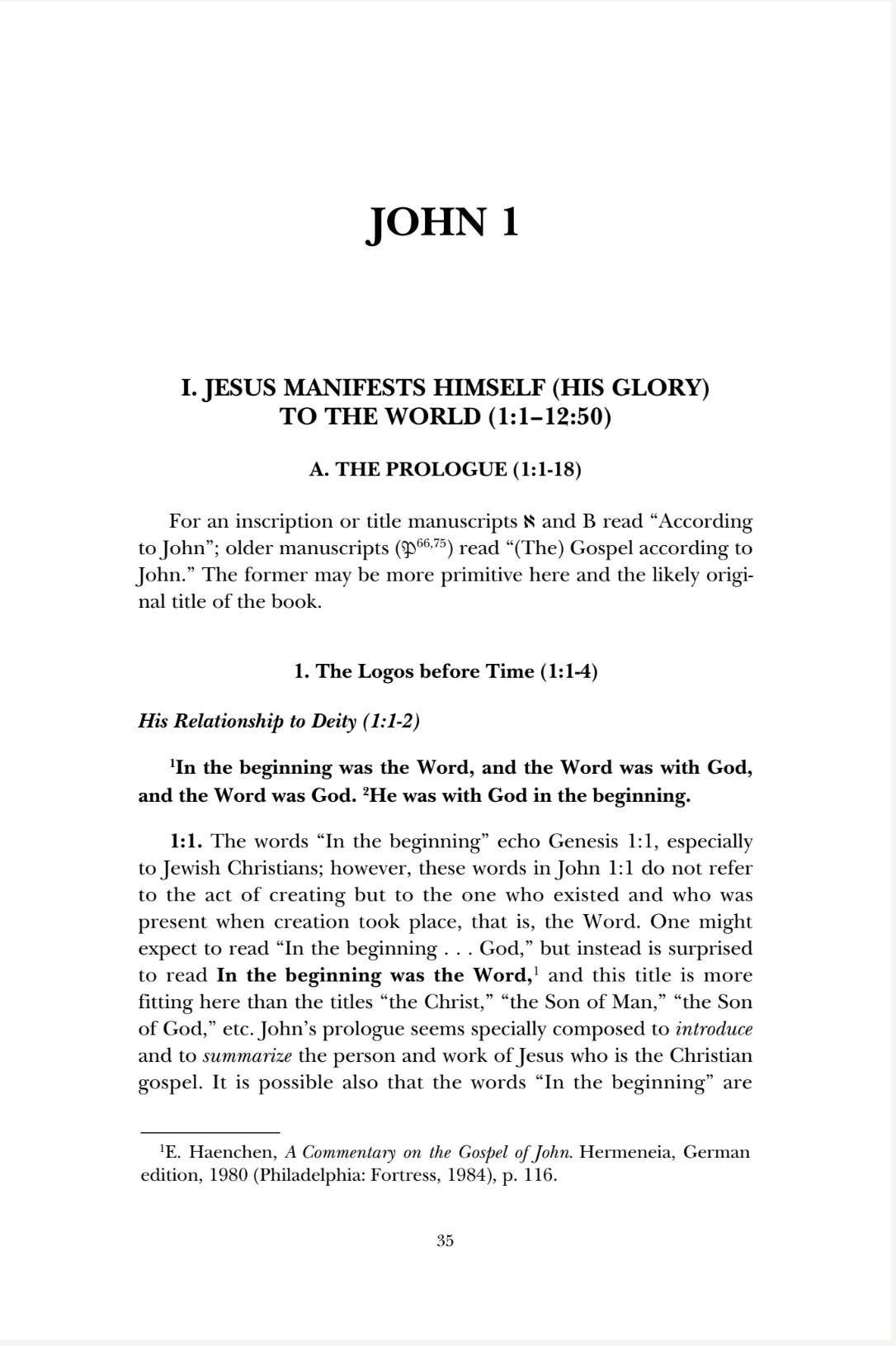 John - NIV