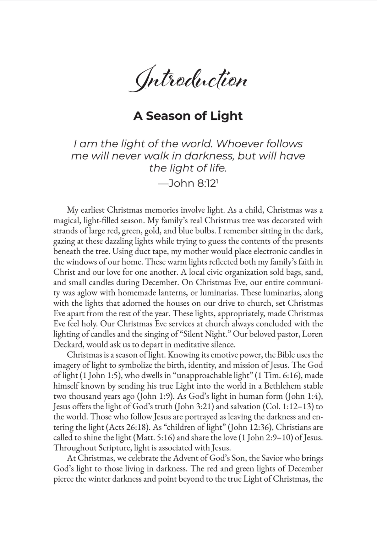 PRE-ORDER  A Season of Light