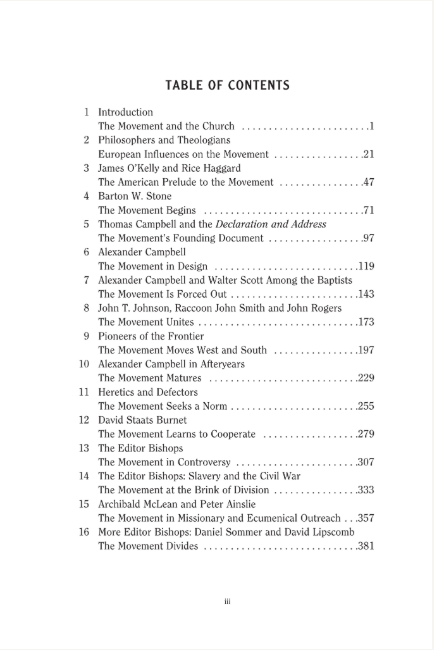 The Stone-Campbell Movement