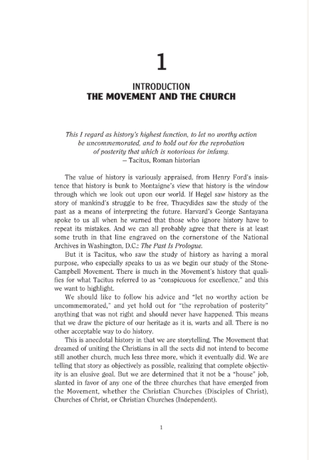 The Stone-Campbell Movement
